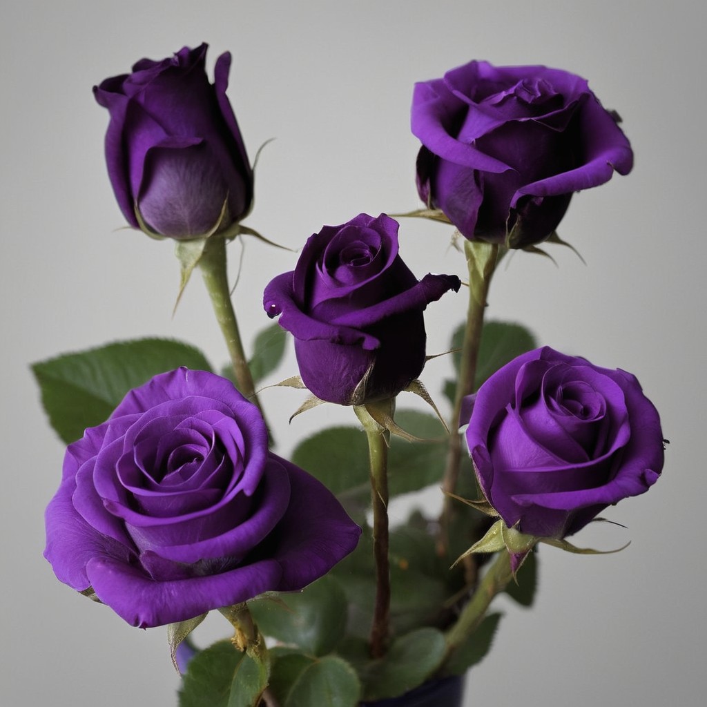 Significado de las Rosas moradas